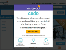 Tablet Screenshot of livingsocial.com.au